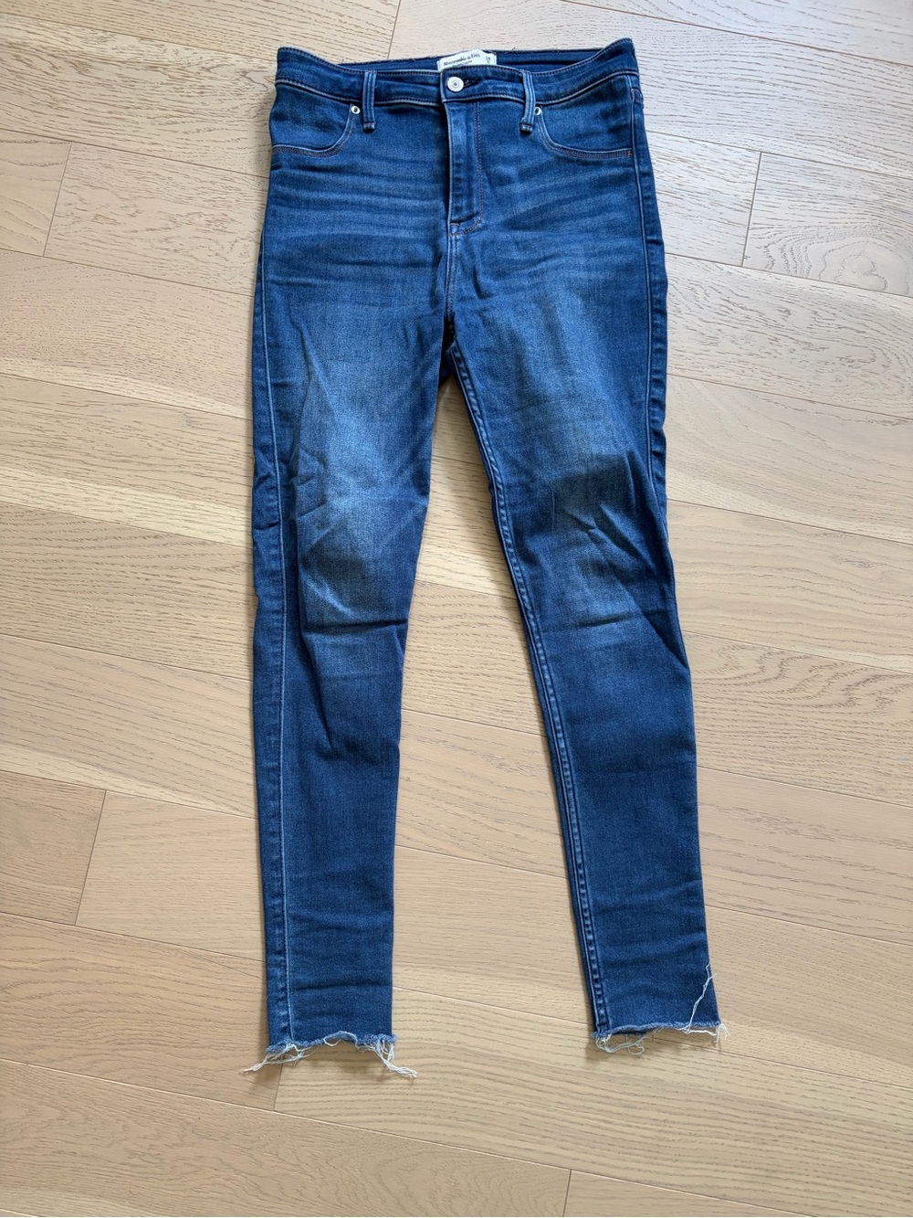 Abercrombie & Fitch Women's Indigo Legging High Rise Jeans